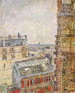 Vincent van Gogh: Rue Lepic a Parigi, Amsterdam Rijksmuseum V. V. G.